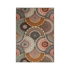 Bohemian Medallion Non-Slip Washable Indoor/ Outdoor Area Rug By Blue Nile Mills 8 Bohemian Medallion Non-Slip Washable Indoor/ Outdoor Area Rug By Blue Nile Mills -Nursery Nest Deals Store GUEST 04159cc7 35b8 42a6 a963 4f25f9051289