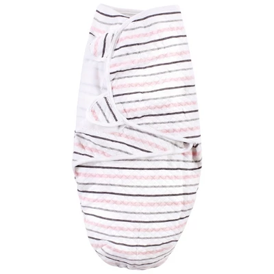 Hudson Baby Infant Girl Quilted Cotton Swaddle Wrap 3pk, Pink Safari, 0-3 Months 4 Hudson Baby Infant Girl Quilted Cotton Swaddle Wrap 3pk, Pink Safari, 0-3 Months - Image 4