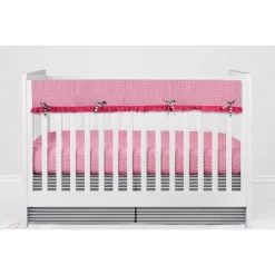Bacati - Elephants Pink/Fuschia/Gray 10 Pc Crib Bedding Set With Long Rail Guard Cover 18 Bacati - Elephants Pink/Fuschia/Gray 10 Pc Crib Bedding Set With Long Rail Guard Cover -Nursery Nest Deals Store GUEST 0a052e3f 15ca 4240 8953 14c7a6a02024