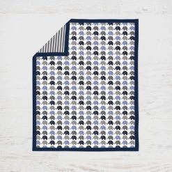 Bacati - Elephants Blue/Navy/Gray 10 Pc Crib Bedding Set With Long Rail Guard Cover 13 Bacati - Elephants Blue/Navy/Gray 10 Pc Crib Bedding Set With Long Rail Guard Cover -Nursery Nest Deals Store GUEST 0bb7f866 5daa 4cda 9076 bcd8a792670f 1