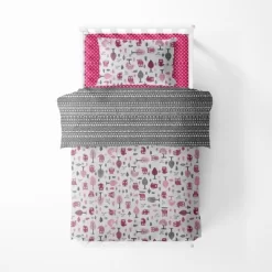 Bacati - Owls In The Woods Pink Fuschia Gray 4 Pc Toddler Bedding Set 10 Bacati - Owls In The Woods Pink Fuschia Gray 4 Pc Toddler Bedding Set -Nursery Nest Deals Store GUEST 0bbc62af 2f25 43f1 b96a adee0da7882e