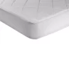 Sealy Naturals Cotton Fitted Crib & Toddler Mattress Pad