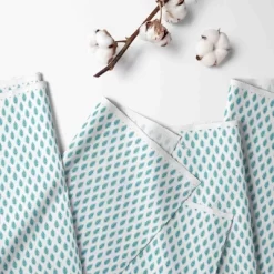 Bacati - Sophia Paisley Aqua/Coral 3 Layer Crib/Toddler Bed Skirt -Nursery Nest Deals Store GUEST 116c2230 8a19 4682 bca1 bcb3cb31185d