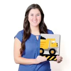 Big Dot Of Happiness Dig It - Construction Party Zone - Baby Boy Nursery Wall Art And Kids Room Decor - 7.5 X 10 Inches - Set Of 3 Prints -Nursery Nest Deals Store GUEST 118c4cbf bf83 4f29 8157 55d244e20ab2