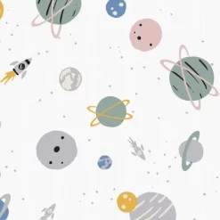 Love To Dream Designer Collection Adaptive Swaddle Wrap - Lite Space White - S