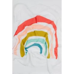 Clementine Kids Rainbow Print Swaddle Wrap