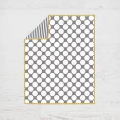 Bacati - Dots Stripes Gray Yellow 4 Pc Crib Bedding Set With Diaper Caddy -Nursery Nest Deals Store GUEST 1730c7e6 1e7d 4c4e 9c56 4152bc167225