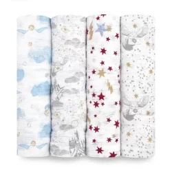 Aden + Anais Muslin Swaddle Blankets - 4pk -Nursery Nest Deals Store GUEST 19620274 396c 4608 a0ab df473f065feb