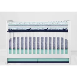 Bacati - Noah Mint Navy 6 Pc Crib Bedding Set With Long Rail Guard Cover 15 Bacati - Noah Mint Navy 6 Pc Crib Bedding Set With Long Rail Guard Cover -Nursery Nest Deals Store GUEST 1a313ad5 0f80 4fd2 8b72 6d84bf263e23