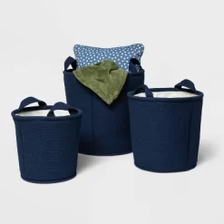 Waffle Kids' Storage Basket Navy - Pillowfort™ -Nursery Nest Deals Store GUEST 1af4806b 75d0 4b13 b1c7 f78d273d37d5