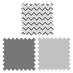 Bacati - Ikat Chevron White Grey Neutral 3 Pc Crib Set -Nursery Nest Deals Store GUEST 1e9a0dc9 7fd8 403f 925f 0a701c5fcf16 2