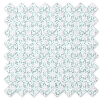 Bacati - Floret Aqua Muslin 3 Pc Toddler Bed Sheet Set 100 Pecent Cotton 5 Bacati - Floret Aqua Muslin 3 Pc Toddler Bed Sheet Set 100 Pecent Cotton - Image 5