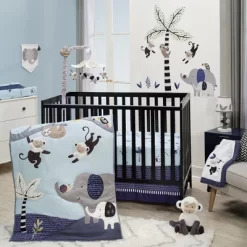 Lambs & Ivy Jungle Party Gray Animals Musical Baby Crib Mobile Soother Toy -Nursery Nest Deals Store GUEST 2082d776 d10d 421f bd17 3f61f64ae02c