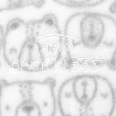 HALO Innovations Sleepsack Swaddle Bear Faces Microfleece - S 1 HALO Innovations Sleepsack Swaddle Bear Faces Microfleece - S