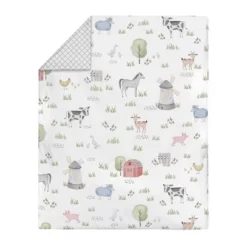 5pc Sweet Jojo Designs On The Farm Toddler Bedding Set