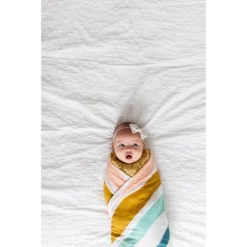 Clementine Kids Rainbow Print Swaddle Wrap 7 Clementine Kids Rainbow Print Swaddle Wrap -Nursery Nest Deals Store GUEST 252e6724 799c 4f9e b0e3 b5b085182991