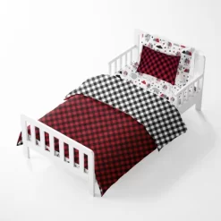 Bacati - Lumberjack Red Black 5 Pc Toddler Bedding Set 11 Bacati - Lumberjack Red Black 5 Pc Toddler Bedding Set -Nursery Nest Deals Store GUEST 25704bc2 5009 49d3 8b41 79c070327788