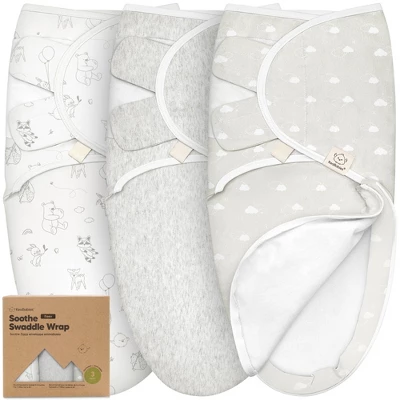 3pk Soothe Zippy Baby Swaddles 0-3 Months, Newborn Sleep Sacks, Zipper Swaddle, Wearable Swaddle Blanket 10 3pk Soothe Zippy Baby Swaddles 0-3 Months, Newborn Sleep Sacks, Zipper Swaddle, Wearable Swaddle Blanket - Image 10