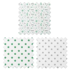Bacati - Soccerball Green/Gray Muslin Swaddling Blankets Set Of 4 -Nursery Nest Deals Store GUEST 2aad0a08 2961 40c3 997a 10f0ff7b12cc