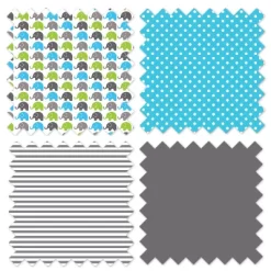Bacati - Elephants Aqua Lime Gray 3 Pc Toddler Bed Sheet Set -Nursery Nest Deals Store GUEST 2ccc38d1 6592 48ce b8cf 156d4d950fe2