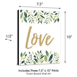 Big Dot Of Happiness Elegant Cross - Nursery Wall Art, Kids Room Decor And Home Decorations - Gift Ideas - 7.5 X 10 Inches - Set Of 3 Prints -Nursery Nest Deals Store GUEST 2efd83ea 67a3 4115 b724 9ef70a3bd09b