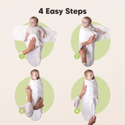3pk Soothe Zippy Baby Swaddles 0-3 Months, Newborn Sleep Sacks, Zipper Swaddle, Wearable Swaddle Blanket 6 3pk Soothe Zippy Baby Swaddles 0-3 Months, Newborn Sleep Sacks, Zipper Swaddle, Wearable Swaddle Blanket - Image 6