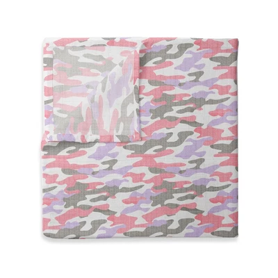 Jungle Safari Girls Lilac/Coral 2 Pack Muslin Swaddling Blanket 5 Jungle Safari Girls Lilac/Coral 2 Pack Muslin Swaddling Blanket - Image 5