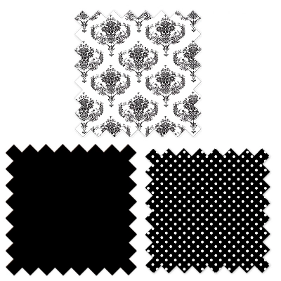 Bacati - Classic Damask Black Gray White 3 Pc Toddler Bed Sheet Set 6 Bacati - Classic Damask Black Gray White 3 Pc Toddler Bed Sheet Set - Image 6