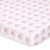 The Peanutshell Fitted Playard Sheets - Elephant And Pink Hearts - 2pk