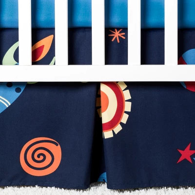 Sweet Jojo Designs Space Galaxy 11pc Crib Bedding Set - Blue 3 Sweet Jojo Designs Space Galaxy 11pc Crib Bedding Set - Blue - Image 3