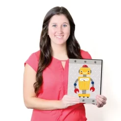 Big Dot Of Happiness Gear Up Robots - Nursery Wall Art And Kids Room Decor - 7.5 X 10 Inches - Set Of 3 Prints -Nursery Nest Deals Store GUEST 3c6c1b99 d1d1 4d7a 85bb bbe950ff3c66