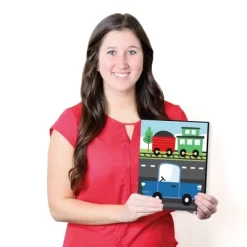 Big Dot Of Happiness Cars, Trains, And Airplanes - Transportation Nursery Wall Art And Kids Room Decor - 7.5 X 10 Inches - Set Of 3 Prints -Nursery Nest Deals Store GUEST 3cc5093f ccaf 4626 b481 e48b6c3d87f8