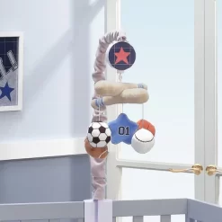 Lambs & Ivy Baby Sports Musical Baby Crib Mobile Soother Toy - Gray -Nursery Nest Deals Store GUEST 40bda1dd f55b 4348 8b77 8c31044b324d