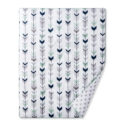 Sweet Jojo Designs Crib Bedding Set - Navy & Mint Mod Arrow - 11pc 1 Sweet Jojo Designs Crib Bedding Set - Navy & Mint Mod Arrow - 11pc