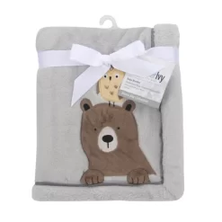 Lambs & Ivy Sierra Sky Grey Bear/Owl Soft Fleece Baby Blanket -Nursery Nest Deals Store GUEST 47598f82 3796 4953 a3e5 f9091fd6db74