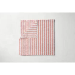 Bacati - Ikat Dots Stripes Coral Grey Girls 4 Pc Crib Set With 2 Muslin Swaddle Blankets -Nursery Nest Deals Store GUEST 4a1563c2 6d69 41c6 ab75 b7393aee5f0d