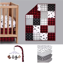 The Peanutshell Buffalo Plaid Crib Bedding Set, Woodland, 4pc To 12 Pc -Nursery Nest Deals Store GUEST 4b186e6e a775 491e b5b4 cbd777745ddb