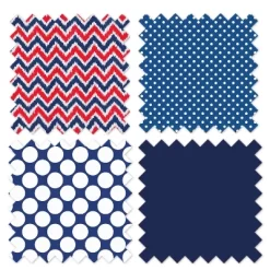 Bacati - MixNMatch Navy Red Chevron Dots 3 Pc Toddler Sheet Set -Nursery Nest Deals Store GUEST 4bb751ef af56 4f5d 9a2c 6f9d09d94388