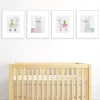 Big Dot Of Happiness Whole Llama Fun - Unframed Llama Fiesta Nursery And Kids Room Linen Paper Wall Art - Set Of 4 - Artisms - 8 X 10 Inches