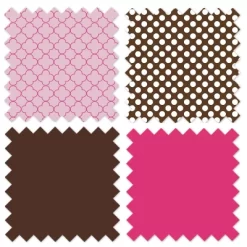 Bacati - Pink Chocolate 4 Pc Toddler Bedding Set -Nursery Nest Deals Store GUEST 4c42d156 d59f 498b 8320 a75e9be31b96