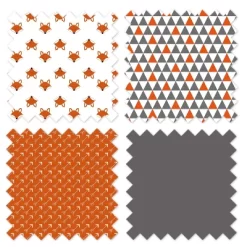 Bacati - Playful Fox Orange Gray 3 Pc Crib Bedding Set 11 Bacati - Playful Fox Orange Gray 3 Pc Crib Bedding Set -Nursery Nest Deals Store GUEST 4c5f3996 e2c4 470e a3b3 c9151b151685
