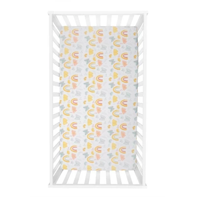 Sammy & Lou Butterflies And Sunshine Microfiber Crib Sheet - 2pk 3 Sammy & Lou Butterflies And Sunshine Microfiber Crib Sheet - 2pk - Image 3