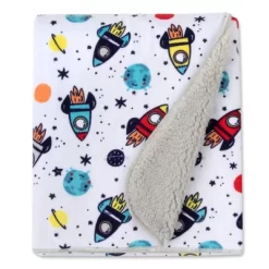 Fisher Price Fisher-Price Space Explorer Sherpa Lined Blanket And Plush Booties -Nursery Nest Deals Store GUEST 524a1848 cf31 4cbd 8f5f 43d3df75f1c4