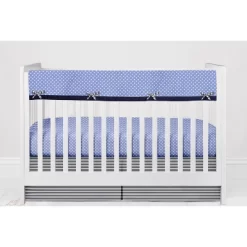 Bacati - Elephants Blue/Navy/Gray 10 Pc Crib Bedding Set With Long Rail Guard Cover 16 Bacati - Elephants Blue/Navy/Gray 10 Pc Crib Bedding Set With Long Rail Guard Cover -Nursery Nest Deals Store GUEST 54562f74 af06 4340 b727 d263d4a12b07