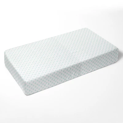 Bacati - Floral Petals Aqua Muslin 100 Percent Cotton Universal Baby US Standard Crib Or Toddler Bed Fitted Sheet 1 Bacati - Floral Petals Aqua Muslin 100 Percent Cotton Universal Baby US Standard Crib Or Toddler Bed Fitted Sheet