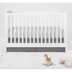 Bacati - Dots Stripes Black/White 10 Pc Crib Bedding Set With 2 Crib Fitted Sheets -Nursery Nest Deals Store GUEST 5c52b0e0 ace0 422c afba 7792a65bb871
