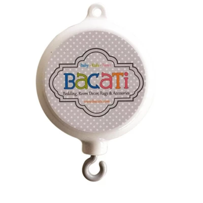 Bacati - Love Black/Fuschia Musical Mobile 4 Bacati - Love Black/Fuschia Musical Mobile - Image 4