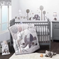 Bedtime Originals Elephant Love Musical Baby Crib Mobile Soother Toy - Gray -Nursery Nest Deals Store GUEST 6061f888 e43a 47c2 b7eb 6a840aa92b12