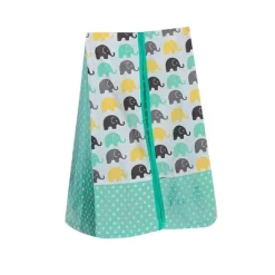 Bacati - Elephants Mint/Yellow/Gray 4 Pc Crib Bedding Set With Diaper Caddy 10 Bacati - Elephants Mint/Yellow/Gray 4 Pc Crib Bedding Set With Diaper Caddy -Nursery Nest Deals Store GUEST 638a38ca 8c04 47ea 98dd 276e6a8fb819