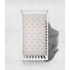 Bacati - Boys Basketball Muslin Orange Gray 8 Pc Crib Bedding Set With Long Rail Guard Cover -Nursery Nest Deals Store GUEST 63d0a4e8 f186 4cf2 b345 24eb143533e1